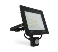 Прожектор 50 Вт с датчиком движения на кронштейне с зажимом до 31 мм