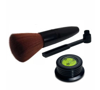 Прижим черный и антистатические щетки BR-1 и MUP-1 для чистки виниловых пластинок