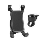 Комплект VS-DTZV: звонок и держатель телефона на велосипед